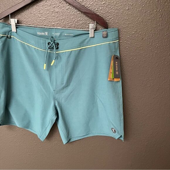 Roark Passage Boardshorts 17 Panel Moorea Hydro Blue 38 - Picture 5 of 13